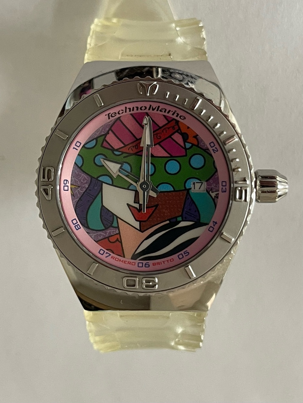 TechnoMarine Watch designed by artist Romero Britto